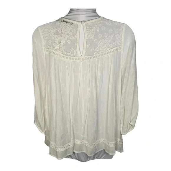 CHLOE K 3/4 Sleeve Lace Blouse - Picture 2 of 5